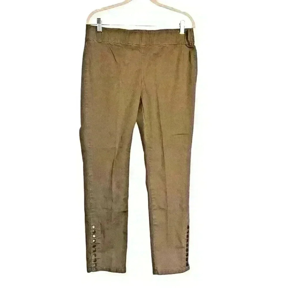 Soft Surroundings‎ Sz PM Metro Studded Pull On Pants Casual Office - Picture 1 of 11